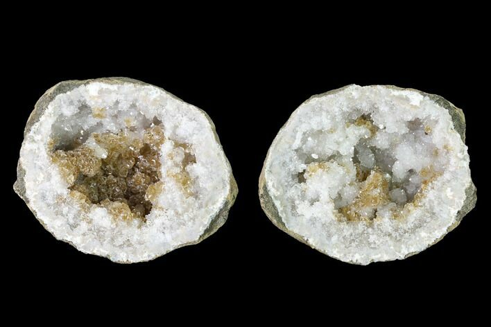 Keokuk Quartz Geode with Calcite Crystals - Iowa #144697